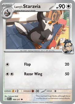 Larry's Staravia (Ball Reverse Holofoil)