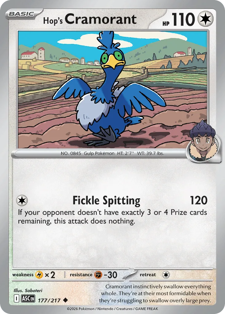 Hop's Cramorant (Ball Reverse Holofoil)