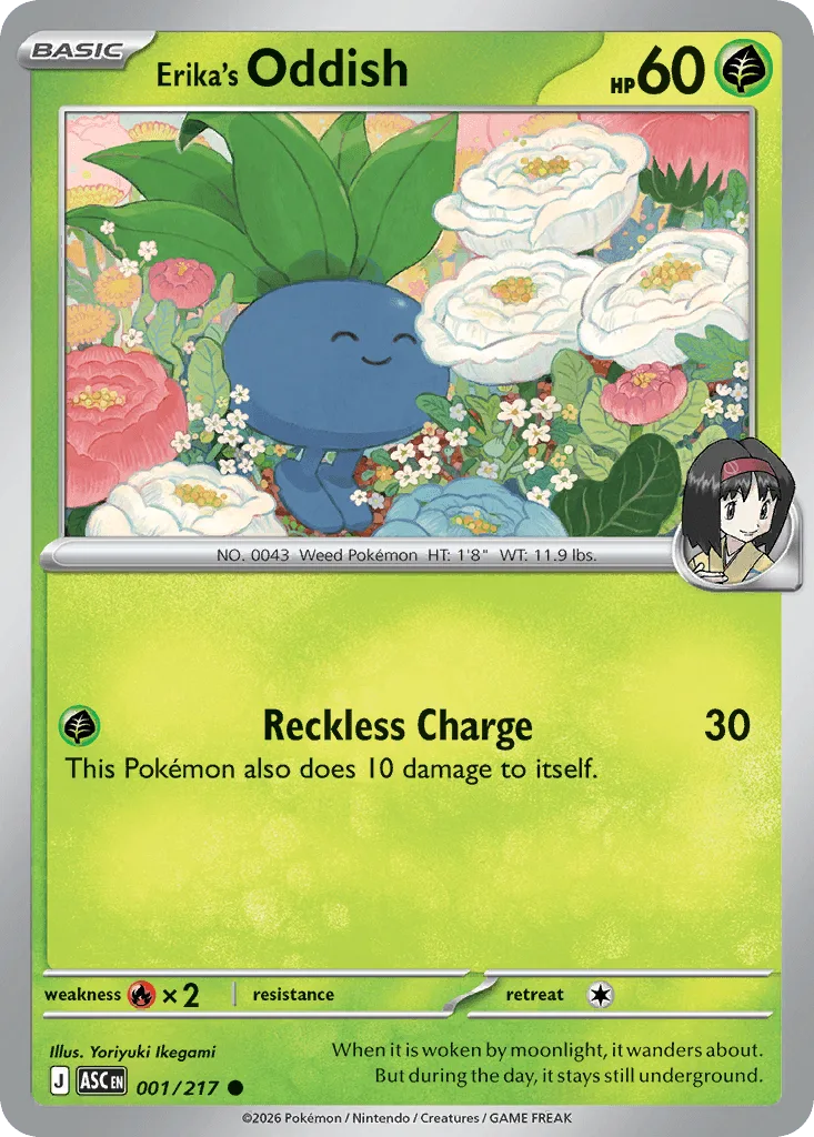 Erika's Oddish (Energy Reverse)