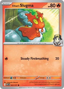 Ethan's Slugma (Ball Reverse Holofoil)