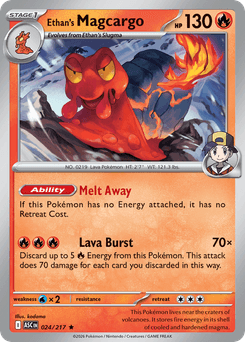 Ethan's Magcargo (Ball Reverse Holofoil)