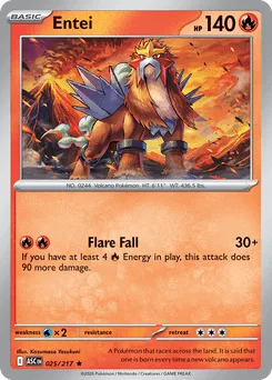 Entei (Ball Reverse Holofoil)