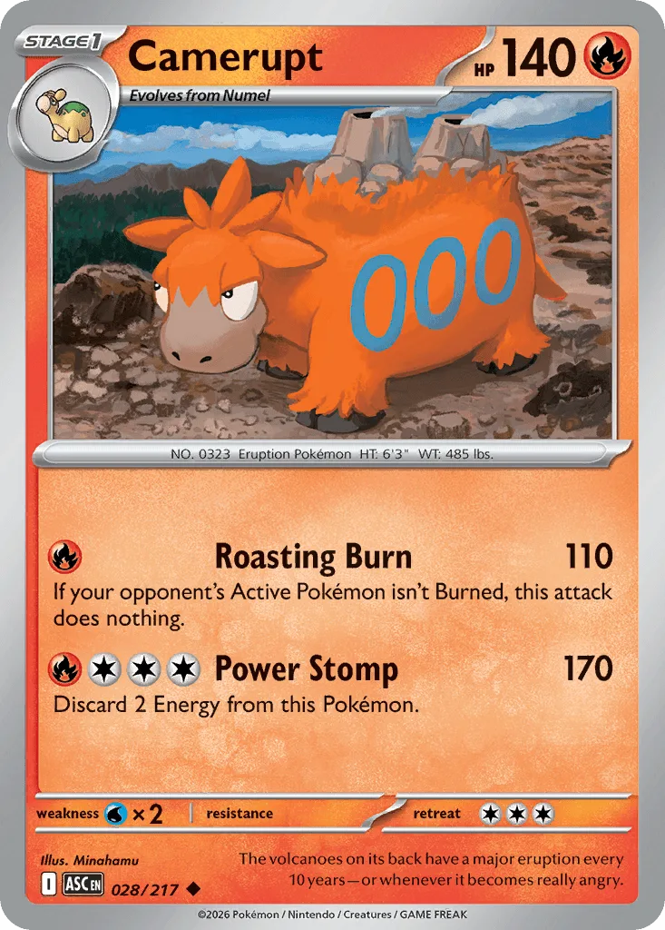 Camerupt (Ball Reverse Holofoil)