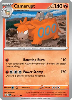 Camerupt (Ball Reverse Holofoil)