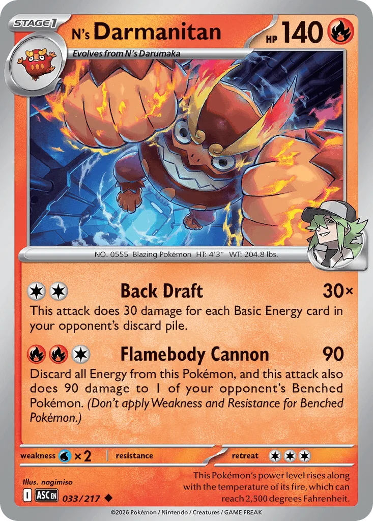 N's Darmanitan (Energy Reverse)