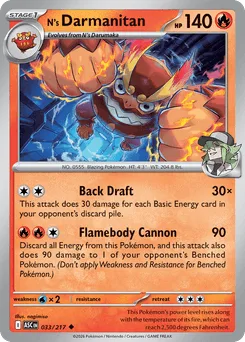 N's Darmanitan (Energy Reverse)