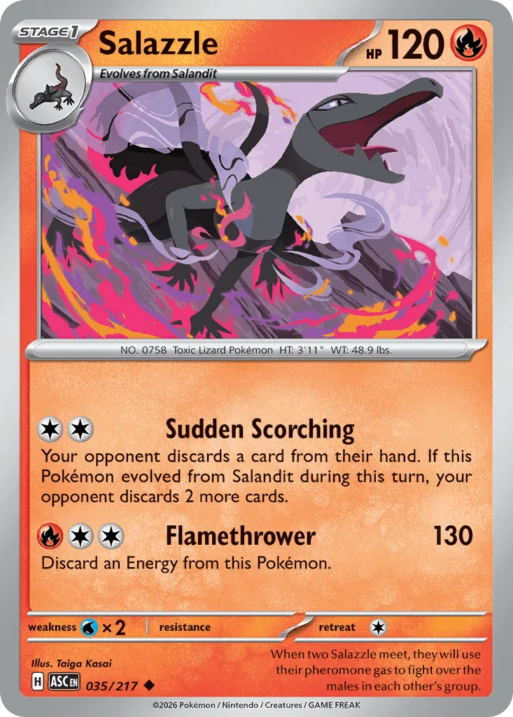 Salazzle (Ball Reverse Holofoil)