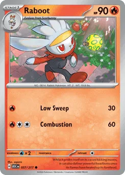 Raboot (Ball Reverse Holofoil)