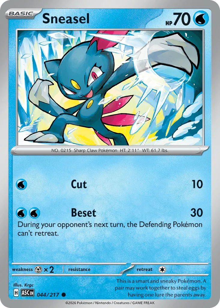 Sneasel (Ball Reverse Holofoil)