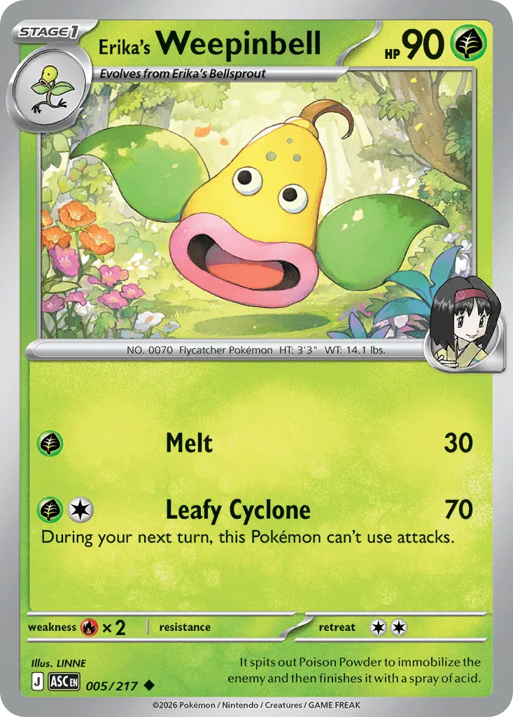 Erika's Weepinbell (Ball Reverse Holofoil)