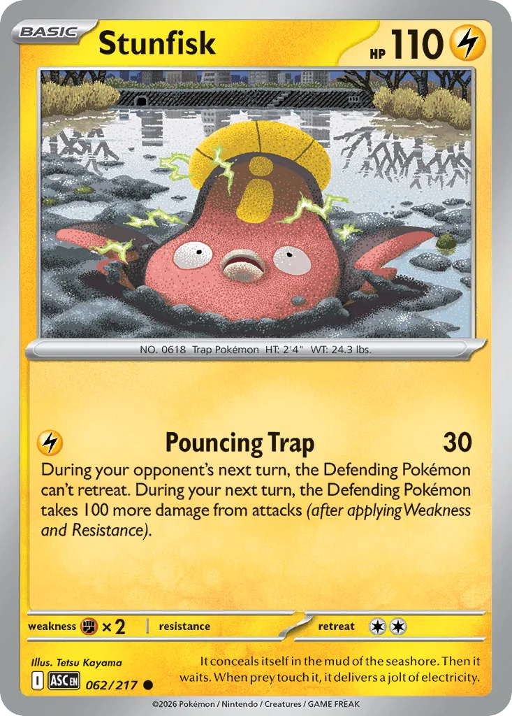 Stunfisk (Ball Reverse Holofoil)