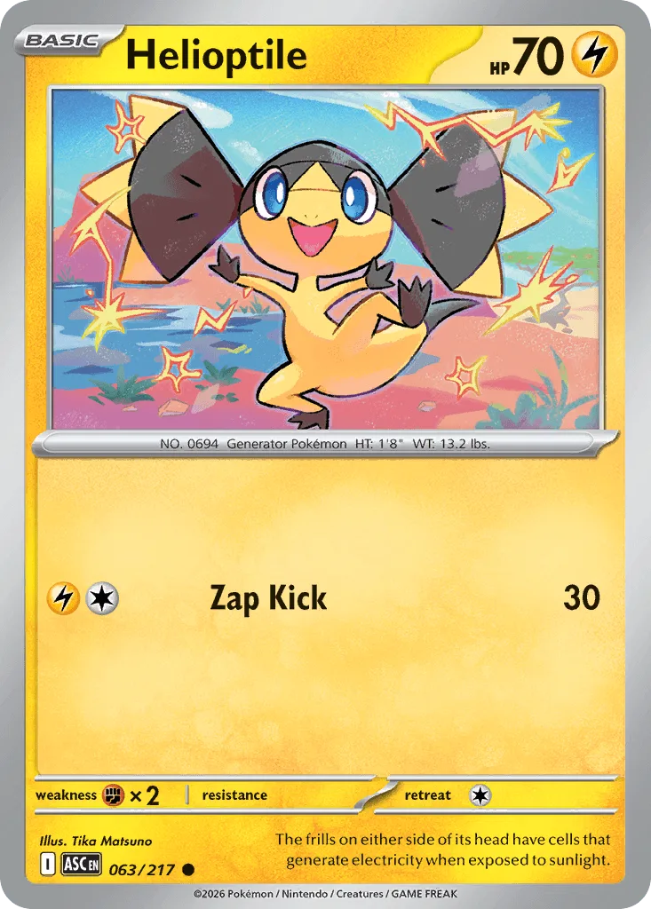 Helioptile (Ball Reverse Holofoil)