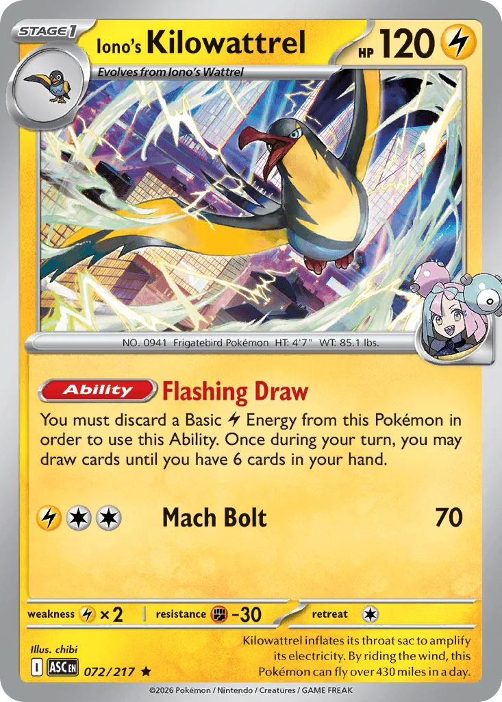 Iono's Kilowattrel (Energy Reverse)