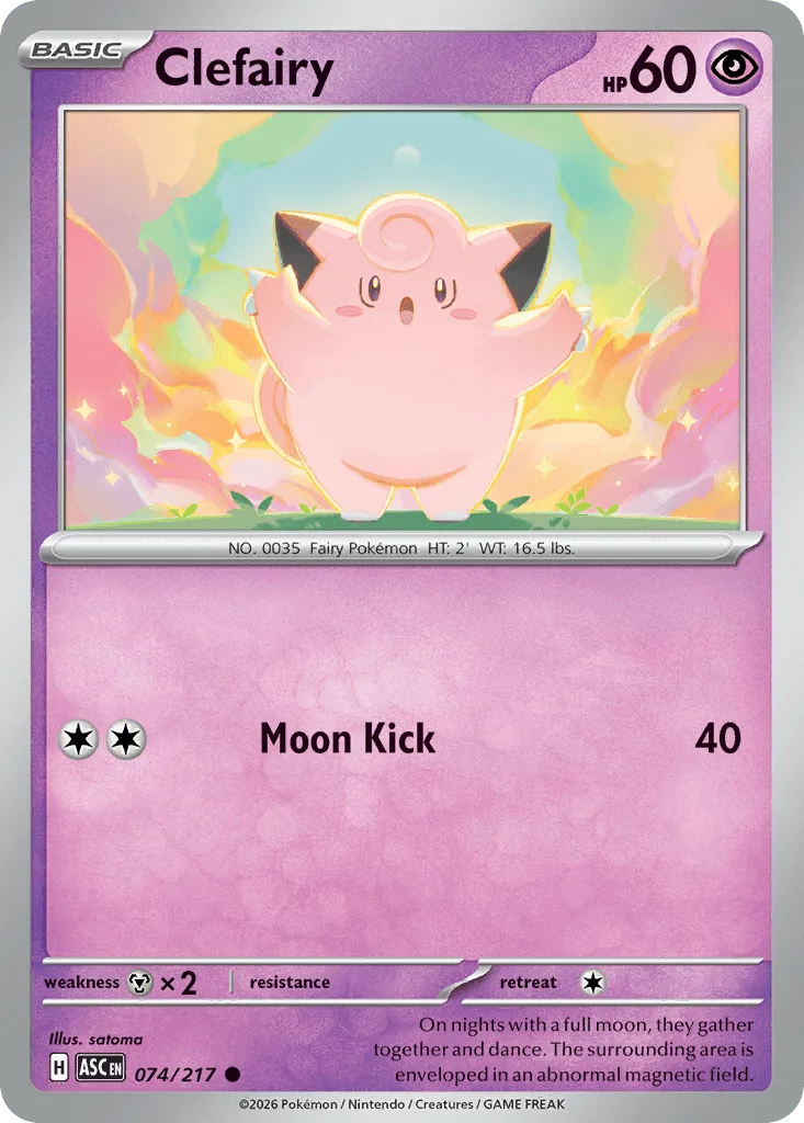 Clefairy (Ball Reverse Holofoil)