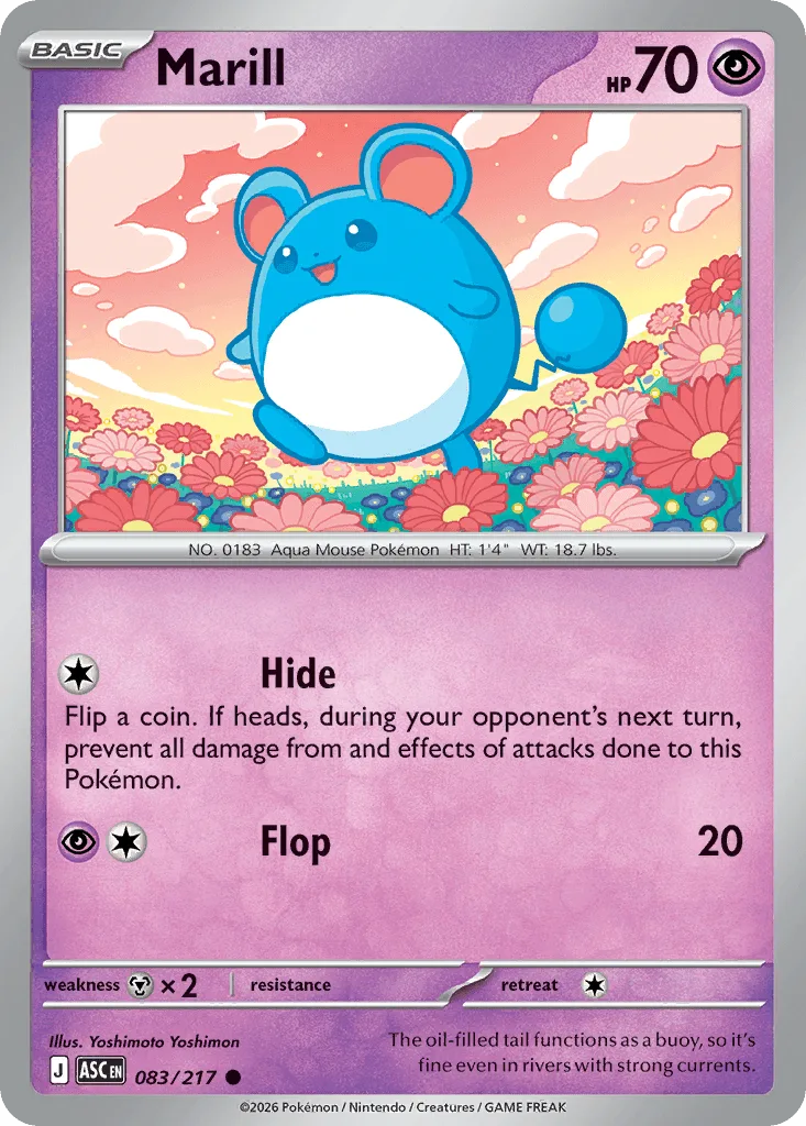 Marill (Ball Reverse Holofoil)