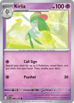 Kirlia (Ball Reverse Holofoil)