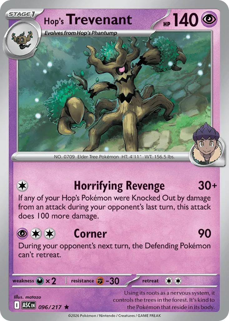 Hop's Trevenant (Energy Reverse)