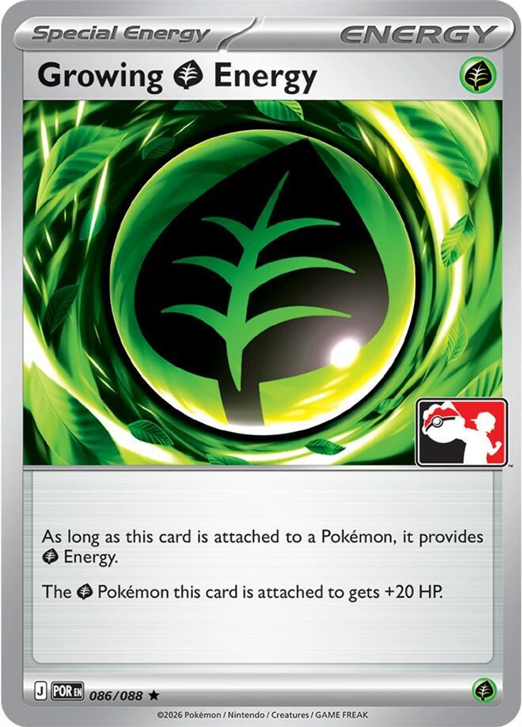 Growing Grass Energy (Play Pokemon Stamp)
