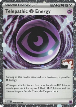Telepathic Psychic Energy (Play Pokemon Stamp, Cosmos Holo)