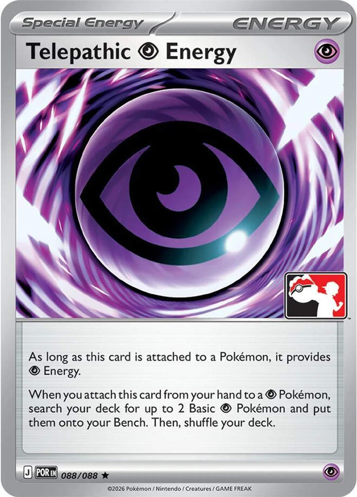 Telepathic Psychic Energy (Play Pokemon Stamp)