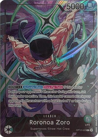 Roronoa Zoro - OP12-020 (Official Playmat Limited Edition Vol.4)