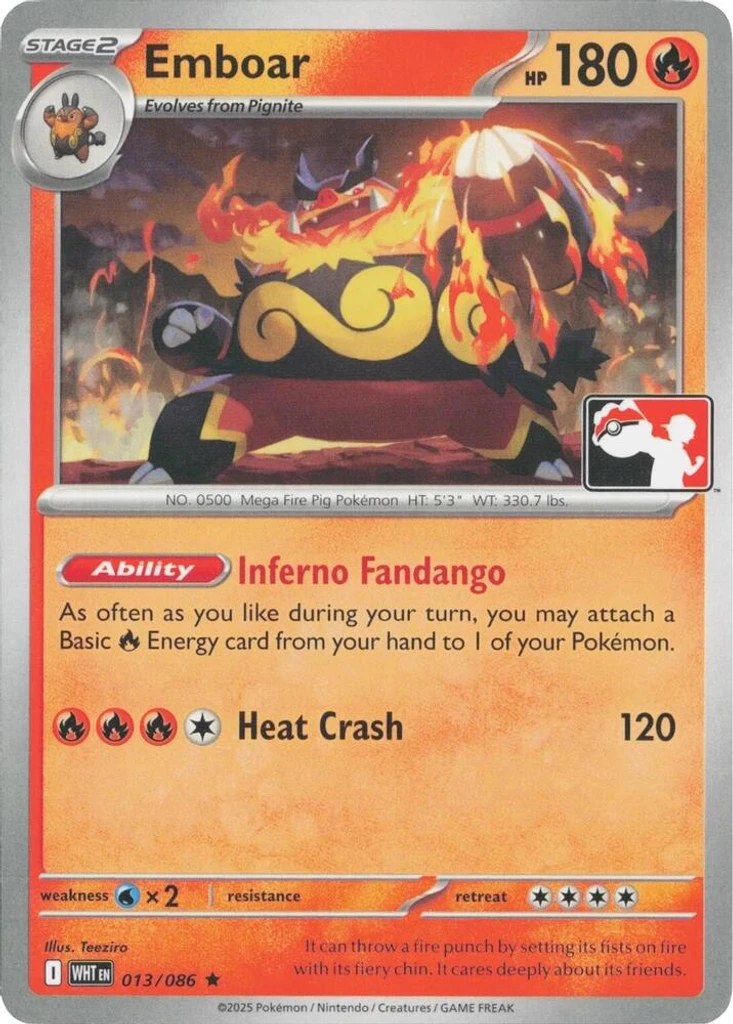 Emboar (Play Pokemon Stamp)