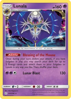 Lunala (Play Pokemon Stamp)