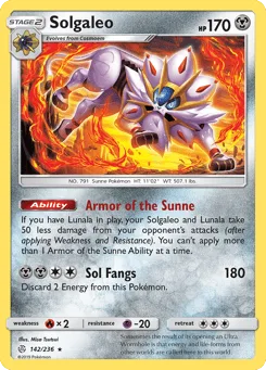 Solgaleo (Play Pokemon Stamp)