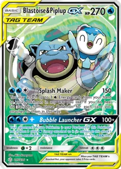 Blastoise & Piplup-GX