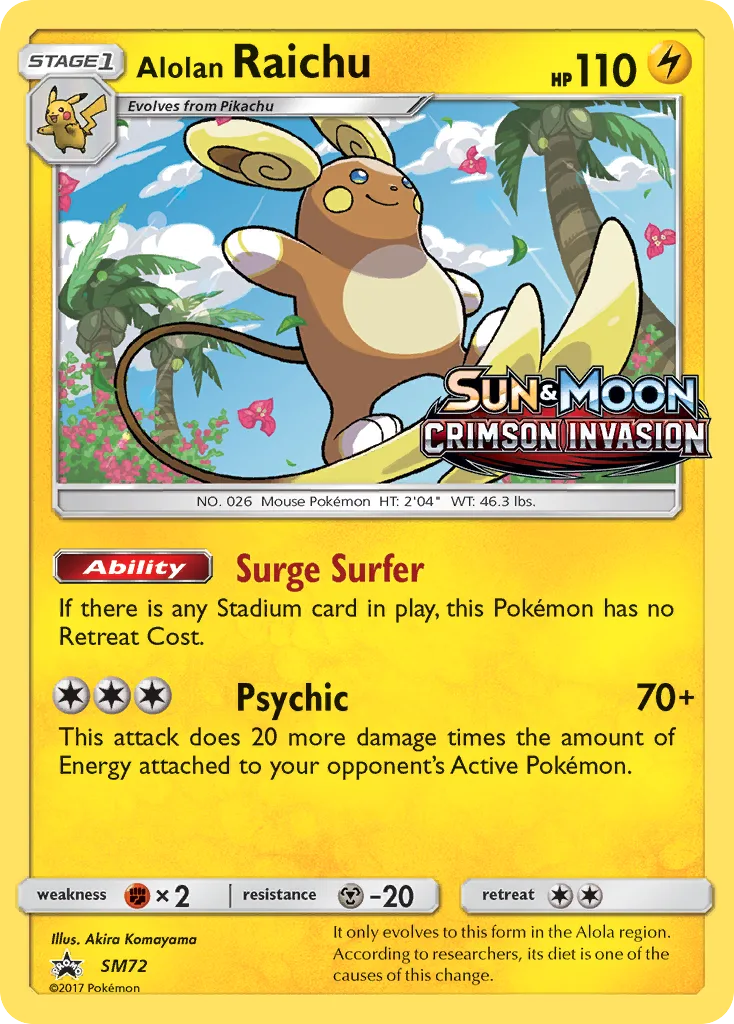 Alolan Raichu (Staff Stamp)