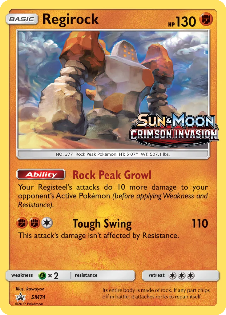 Regirock (Staff Stamp)