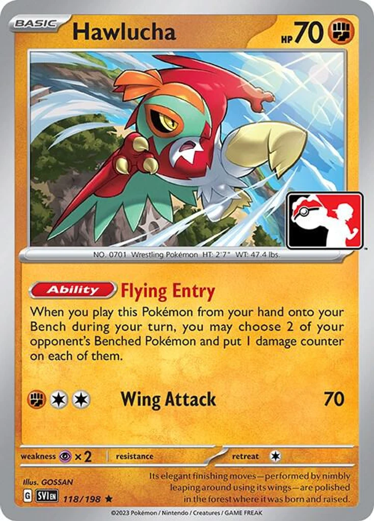 Hawlucha (Play Pokemon Stamp)