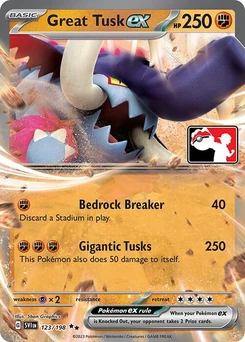 Great Tusk ex (Play Pokemon Stamp)
