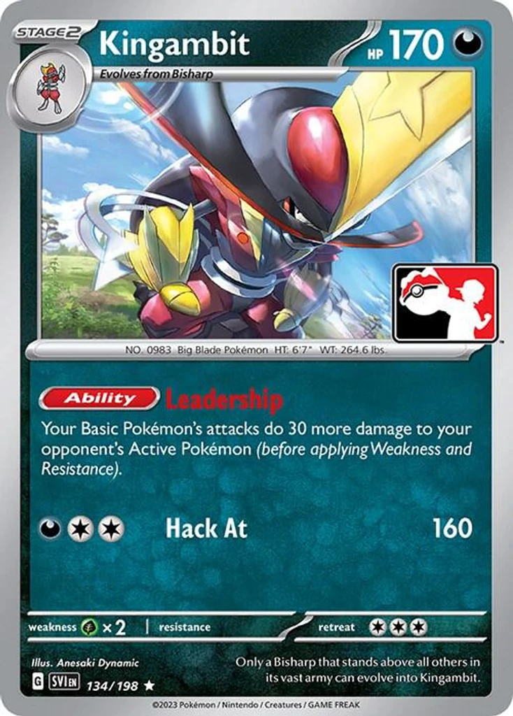 Kingambit (Play Pokemon Stamp)