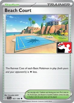 Beach Court (Play Pokemon Stamp)