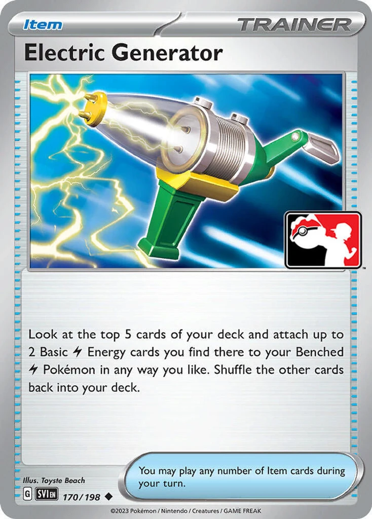 Electric Generator (Play Pokemon Stamp)