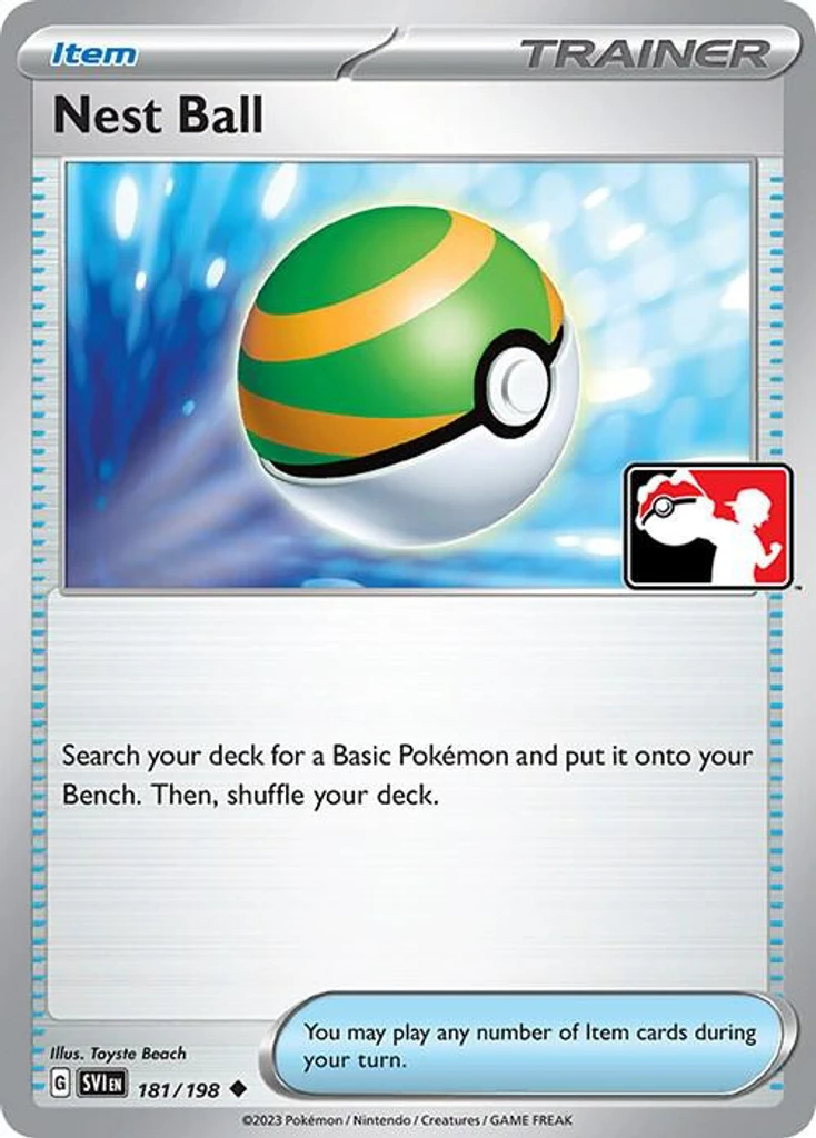 Nest Ball (Play Pokemon Stamp)