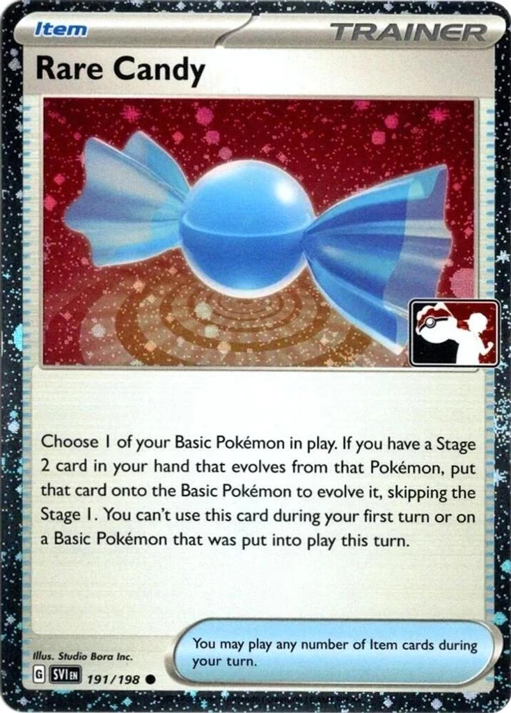 Rare Candy (Play Pokemon Stamp, Cosmos Holo)