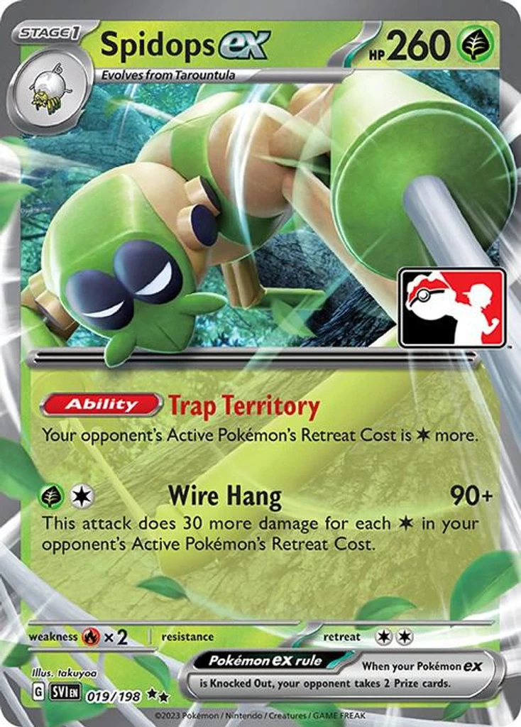 Spidops ex (Play Pokemon Stamp)