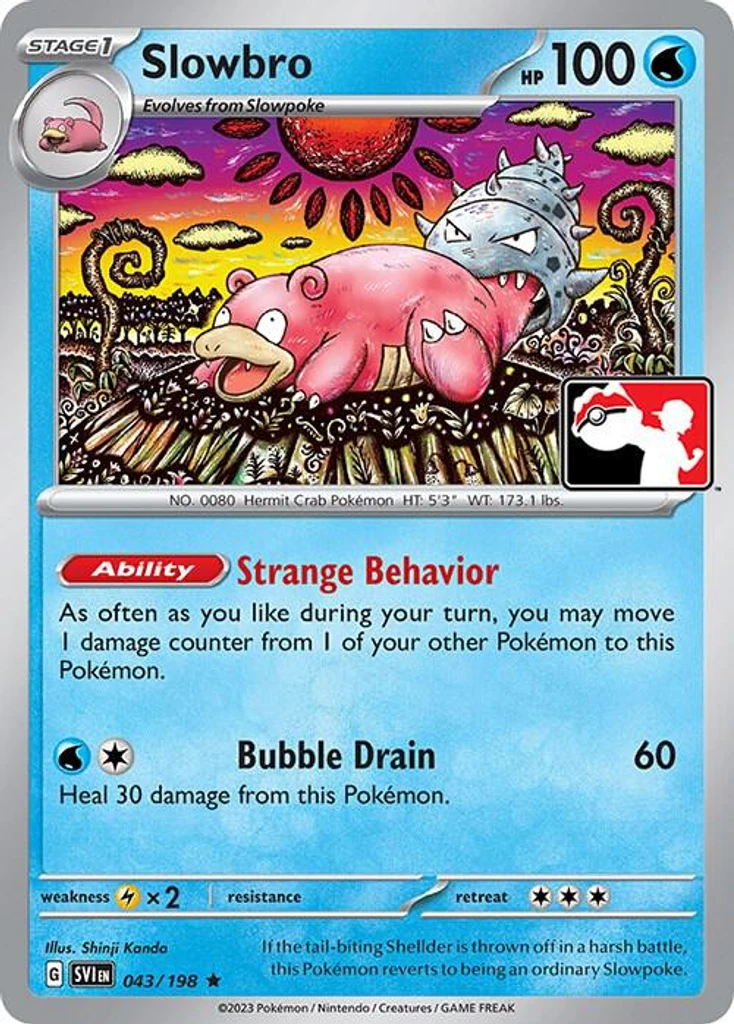 Slowbro (Play Pokemon Stamp)