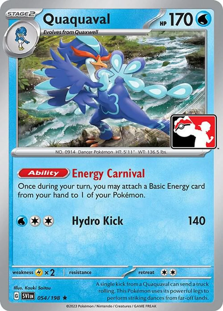 Quaquaval (Play Pokemon Stamp)