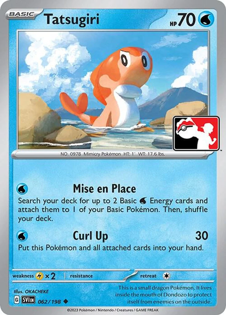 Tatsugiri (Play Pokemon Stamp)