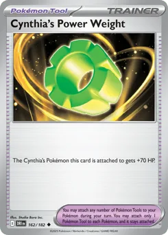 Cynthia's Power Weight (Play Pokemon Stamp)