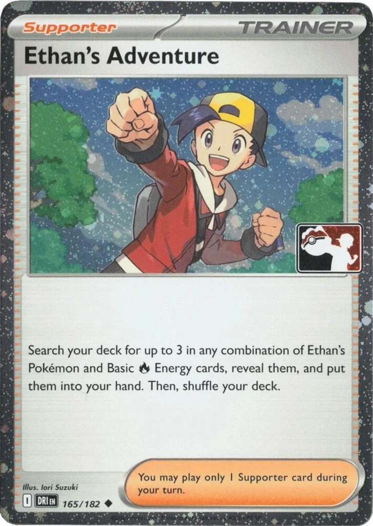 Ethan's Adventure (Play Pokemon Stamp, Cosmos Holo)