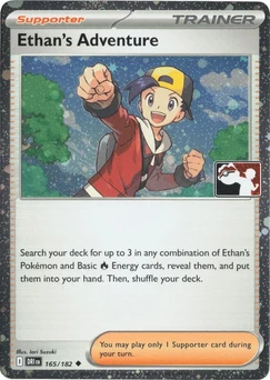 Ethan's Adventure (Play Pokemon Stamp, Cosmos Holo)
