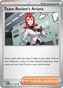 Team Rocket's Ariana (Play Pokemon Stamp)