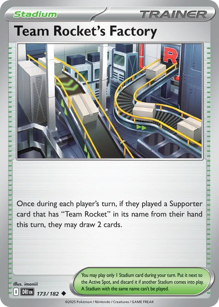 Team Rocket's Factory (Play Pokemon Stamp)