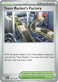 Team Rocket's Factory (Play Pokemon Stamp)