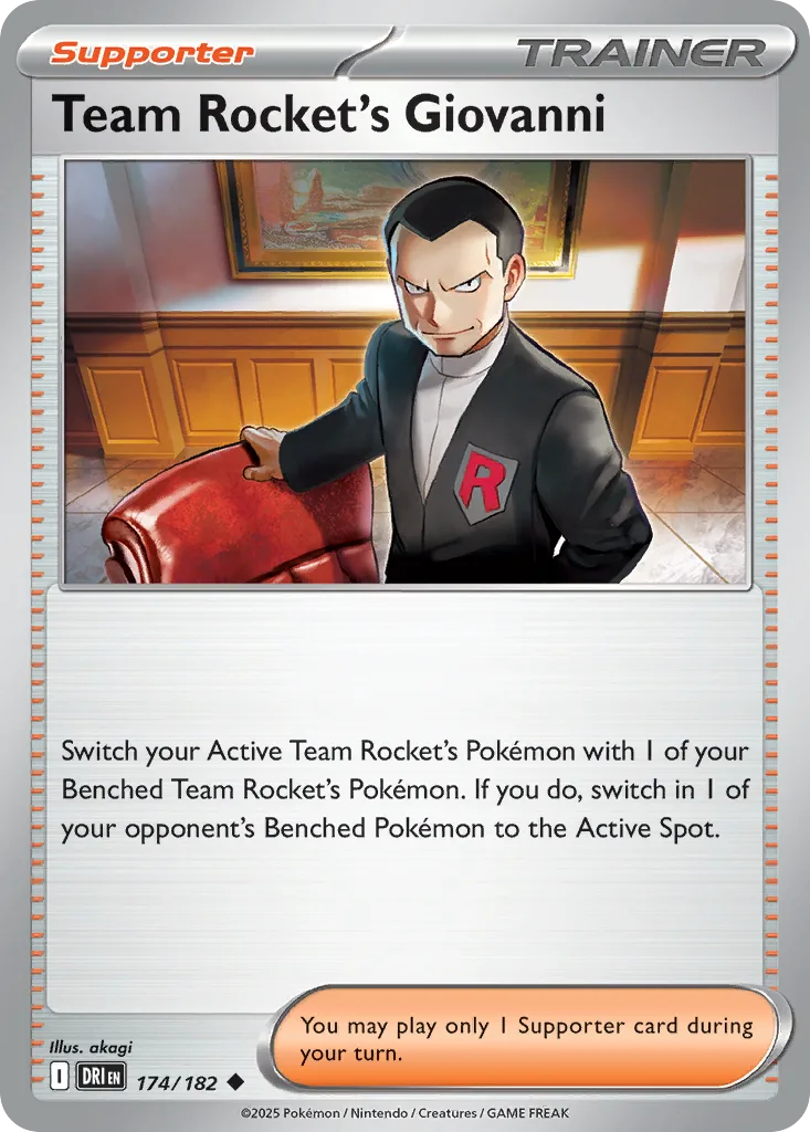 Team Rocket's Giovanni (Play Pokemon Stamp)