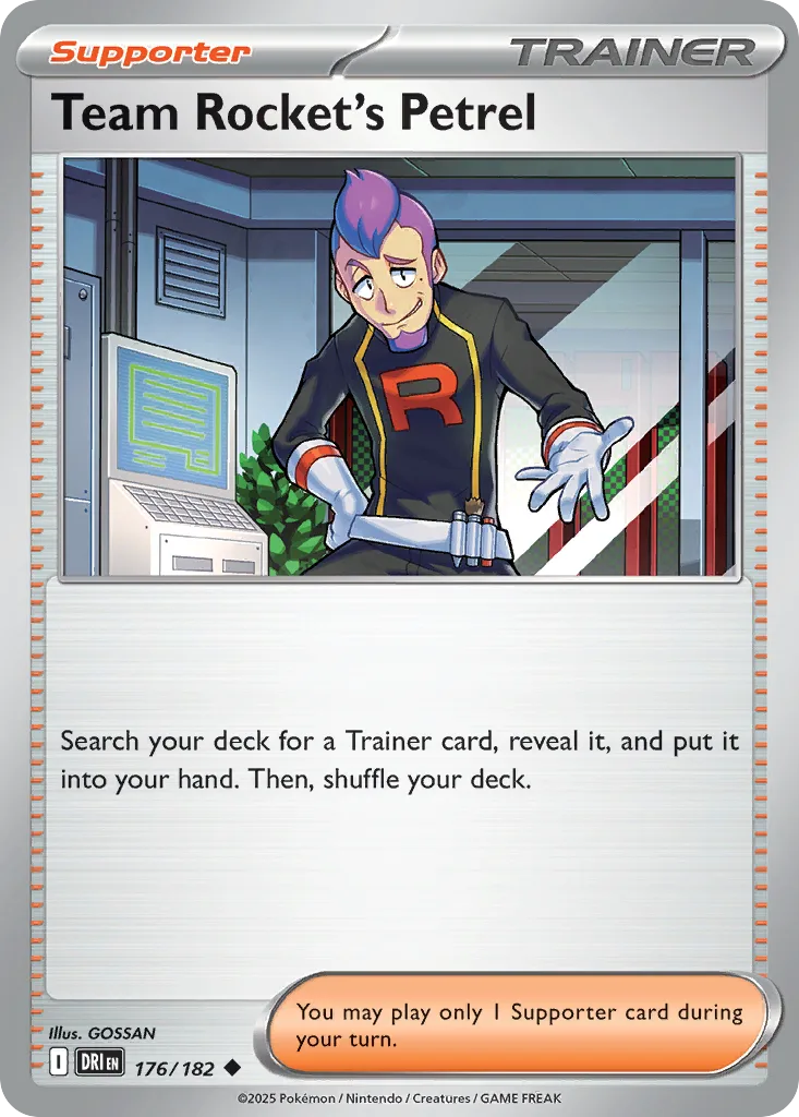 Team Rocket's Petrel (Play Pokemon Stamp)